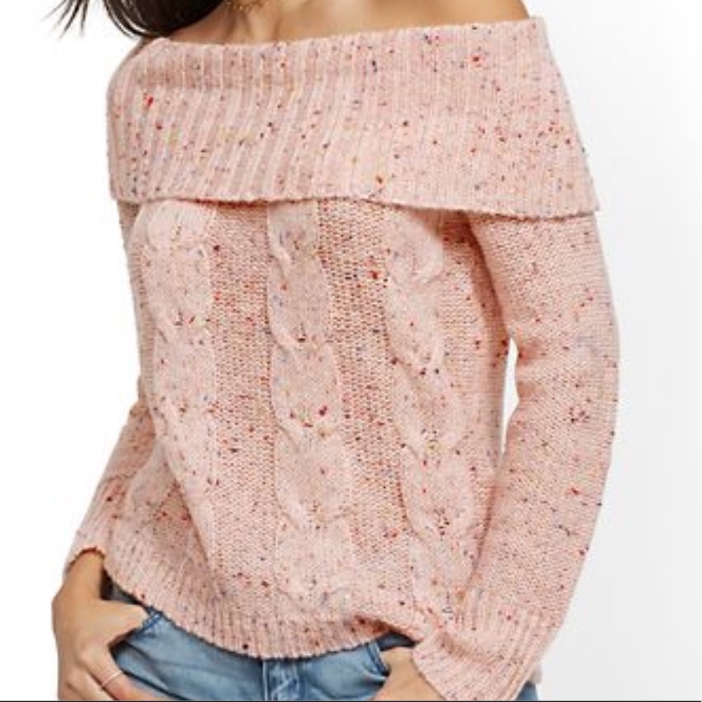 Cherry blossom 🌸 Shoulder Sweater